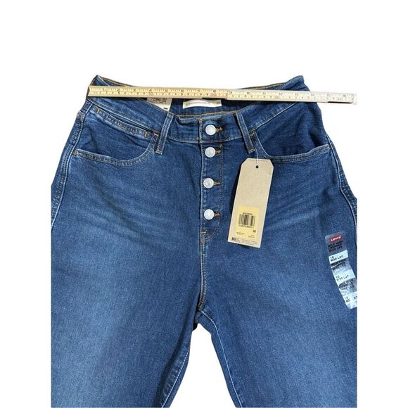 NEW Levi’s Mile High Cropped Wide Leg Jeans Sz 30 Womens - Picture 6 of 11